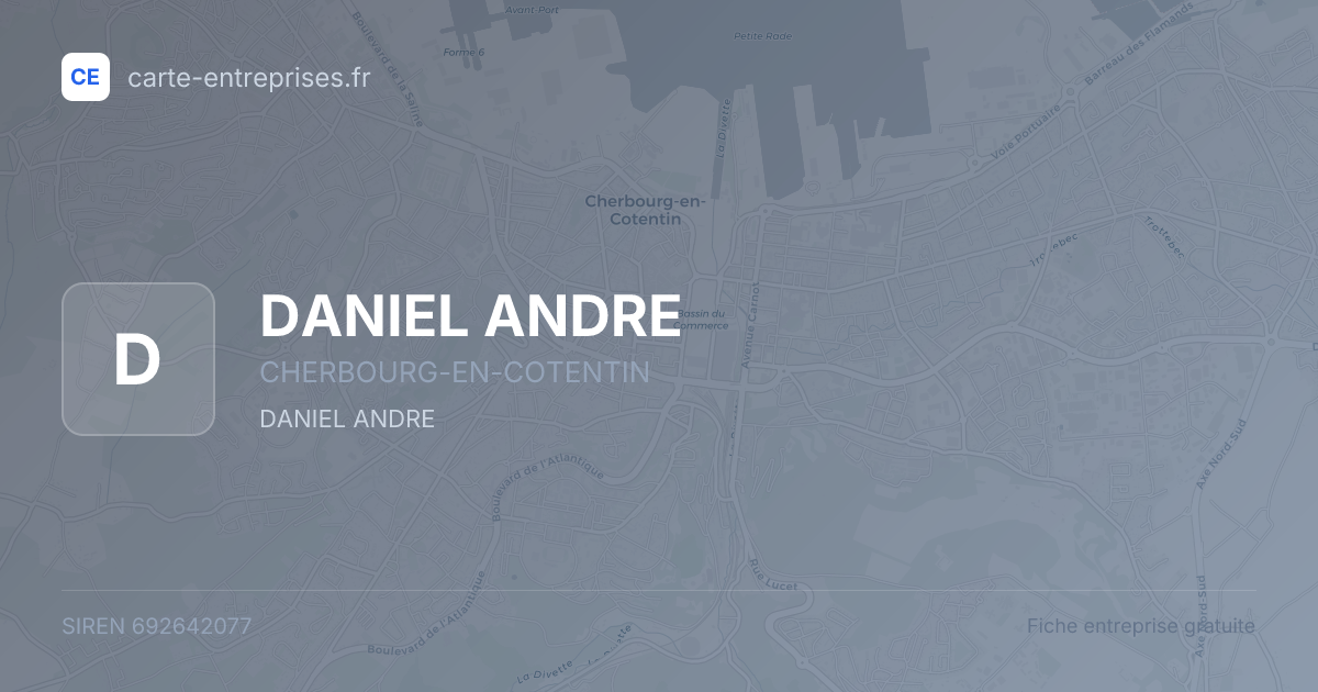 DANIEL ANDRE — 692642077 — fiche entreprise