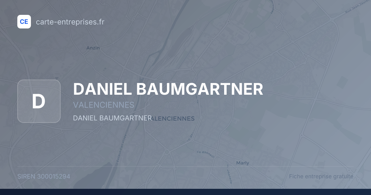DANIEL BAUMGARTNER — 300015294 — fiche entreprise