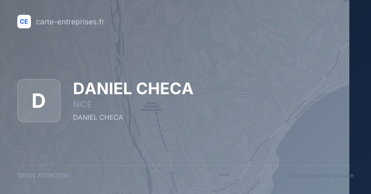 DANIEL CHECA — 751992330 — fiche entreprise