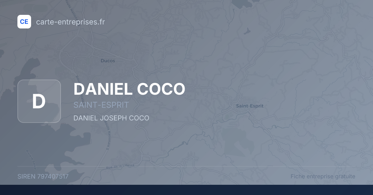 DANIEL COCO — 797407517 — fiche entreprise