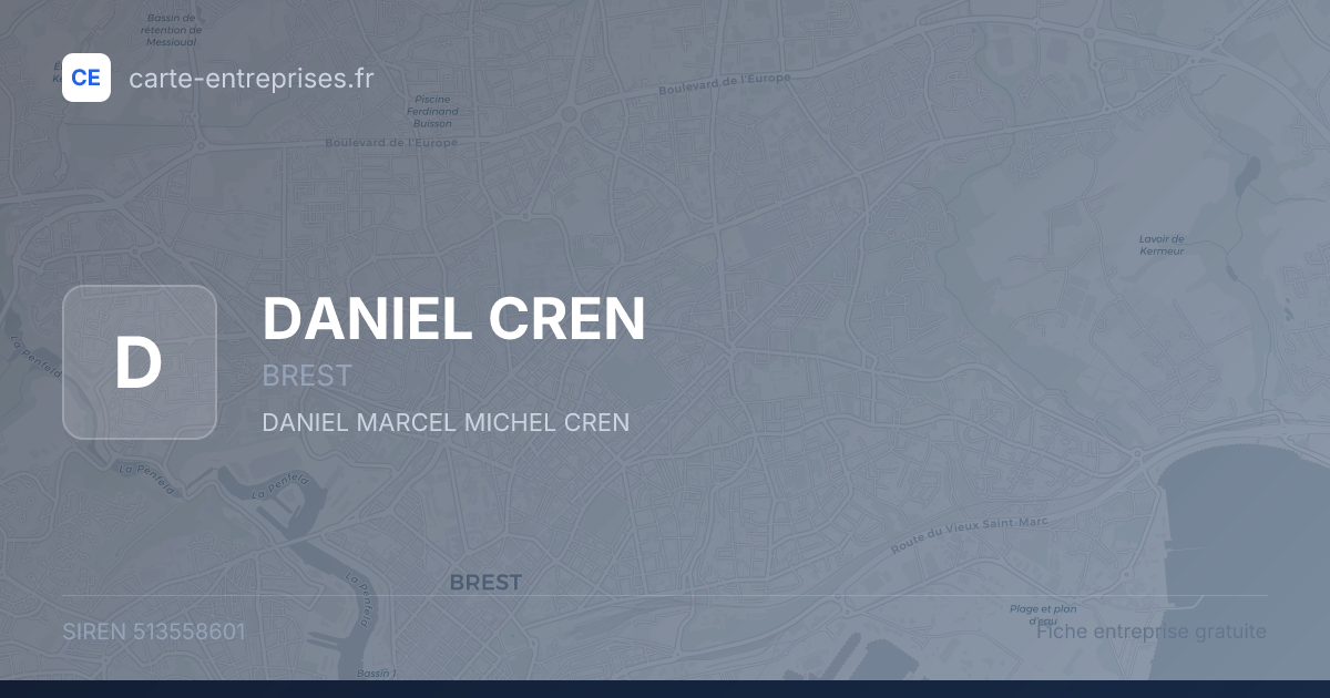 DANIEL CREN — 513558601 — fiche entreprise