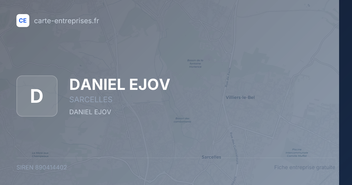 DANIEL EJOV — 890414402 — fiche entreprise