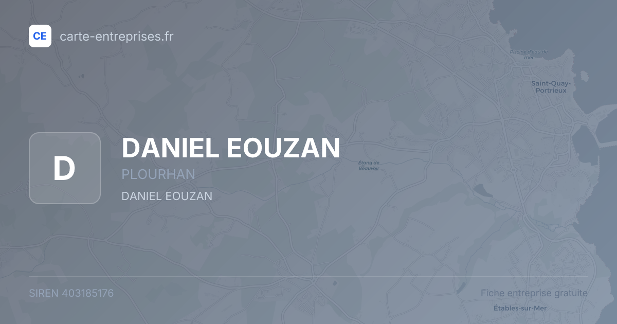 DANIEL EOUZAN — 403185176 — fiche entreprise
