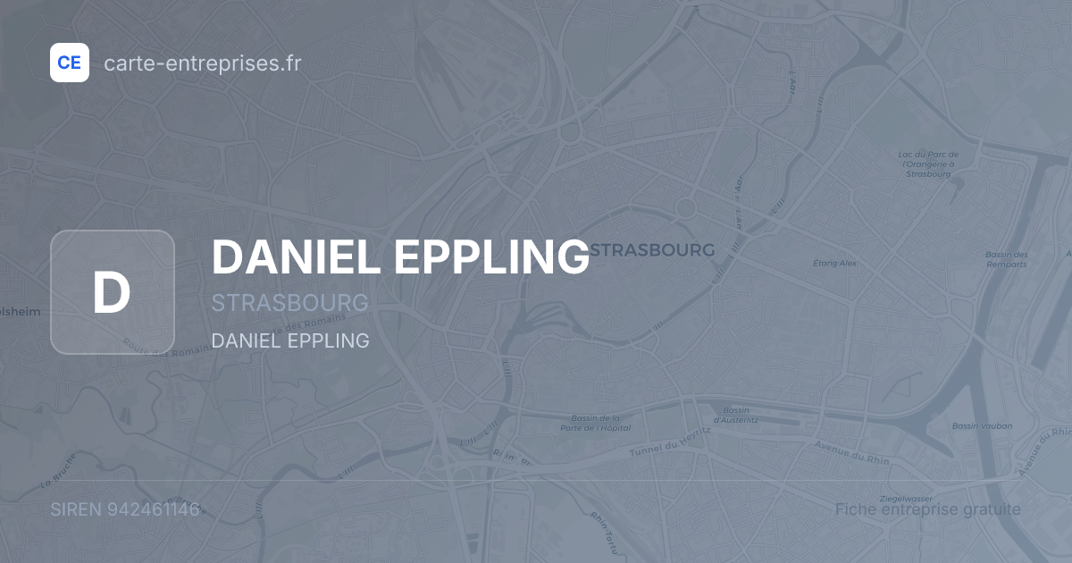 DANIEL EPPLING — 942461146 — fiche entreprise