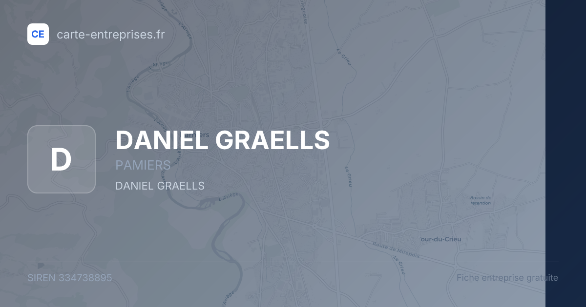 DANIEL GRAELLS — 334738895 — fiche entreprise