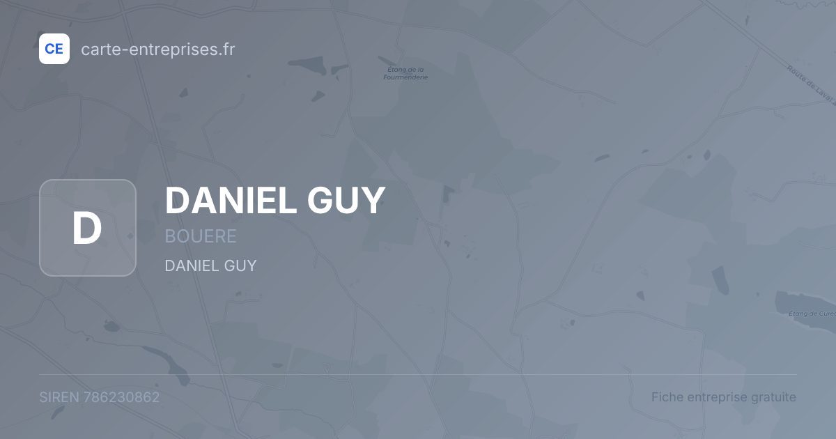 DANIEL GUY — 786230862 — fiche entreprise