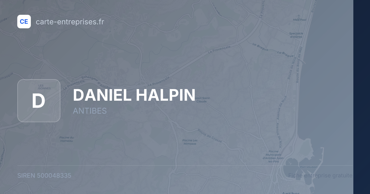 DANIEL HALPIN — 500048335 — fiche entreprise