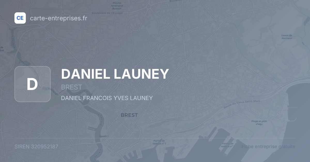 DANIEL LAUNEY — 320952187 — fiche entreprise