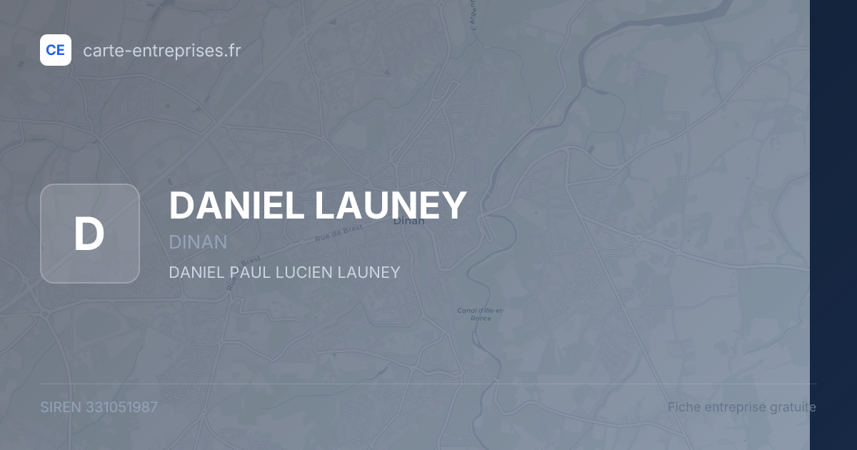DANIEL LAUNEY — 331051987 — fiche entreprise