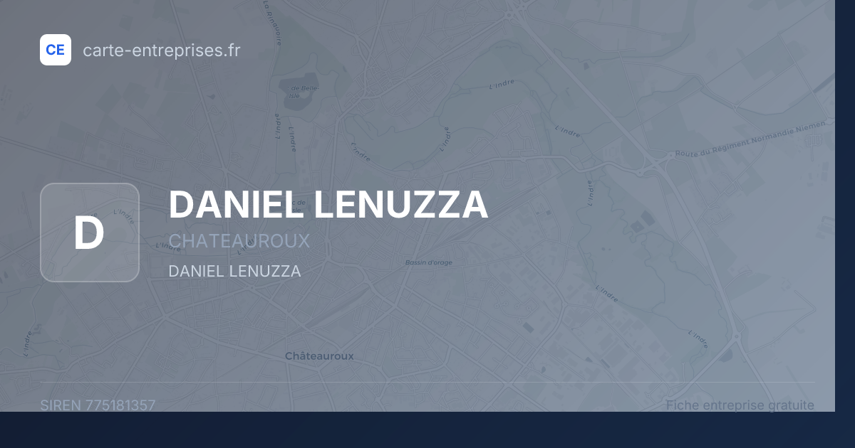 DANIEL LENUZZA — 775181357 — fiche entreprise