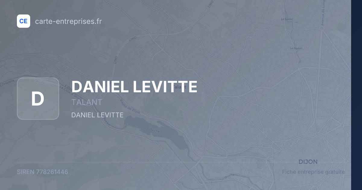DANIEL LEVITTE — 778261446 — fiche entreprise