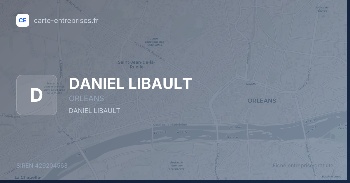 DANIEL LIBAULT — 429204563 — fiche entreprise