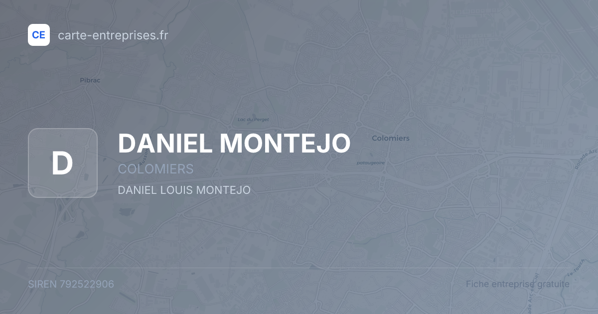 DANIEL MONTEJO — 792522906 — fiche entreprise