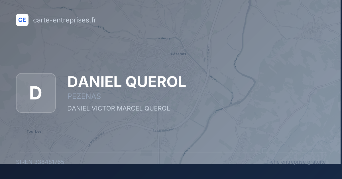DANIEL QUEROL — 338481765 — fiche entreprise