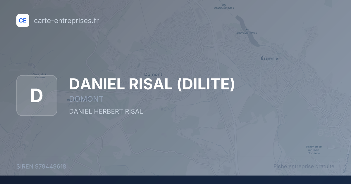 DANIEL RISAL (DILITE) — 979449618 — fiche entreprise