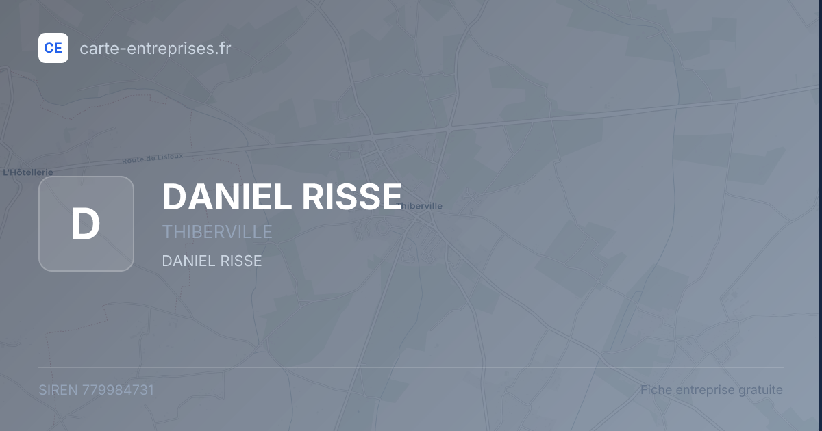 DANIEL RISSE — 779984731 — fiche entreprise