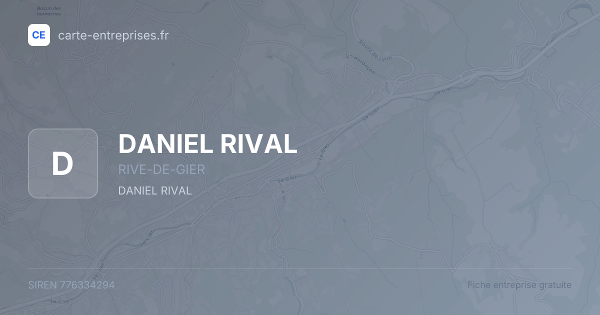 DANIEL RIVAL — 776334294 — fiche entreprise