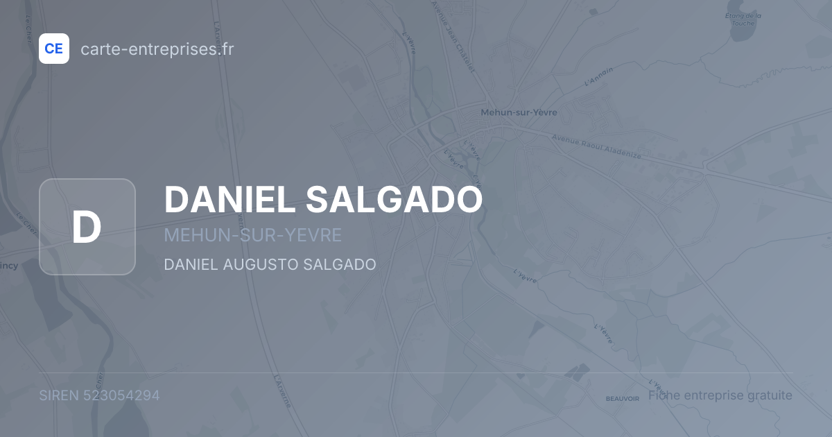 DANIEL SALGADO — 523054294 — fiche entreprise