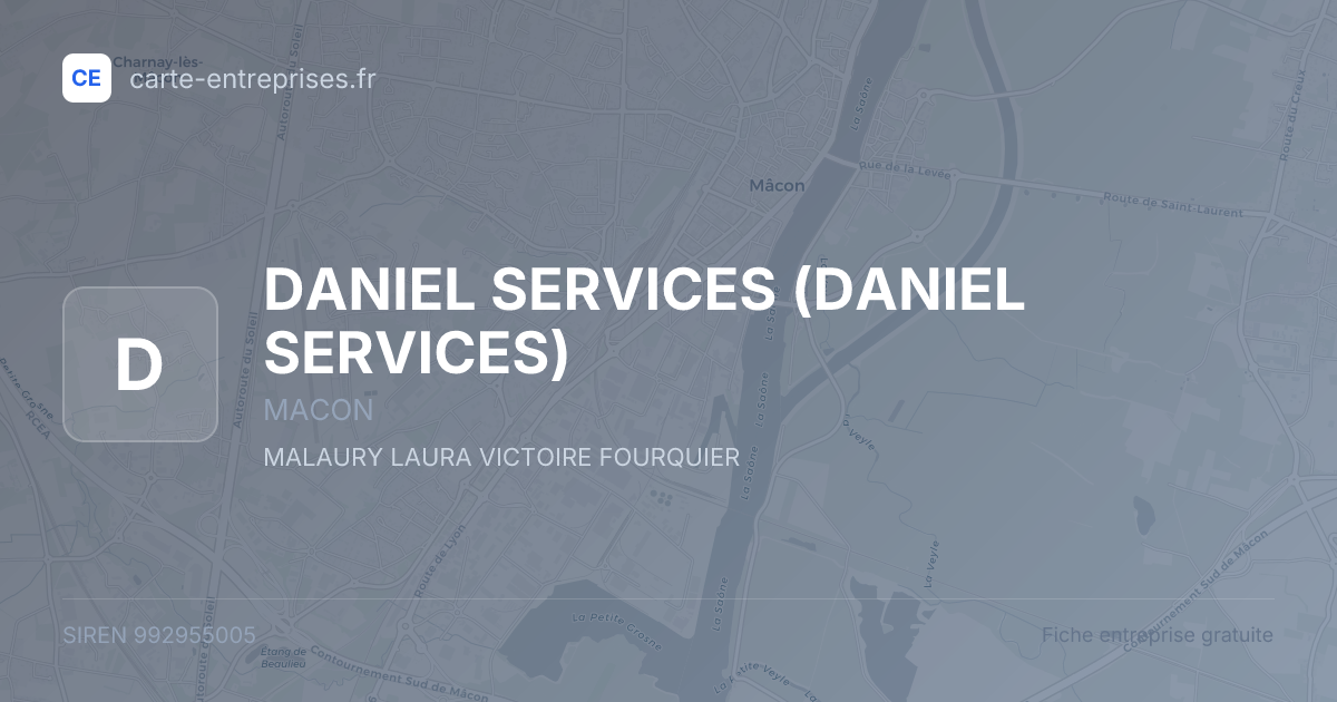 DANIEL SERVICES — 992955005 — fiche entreprise