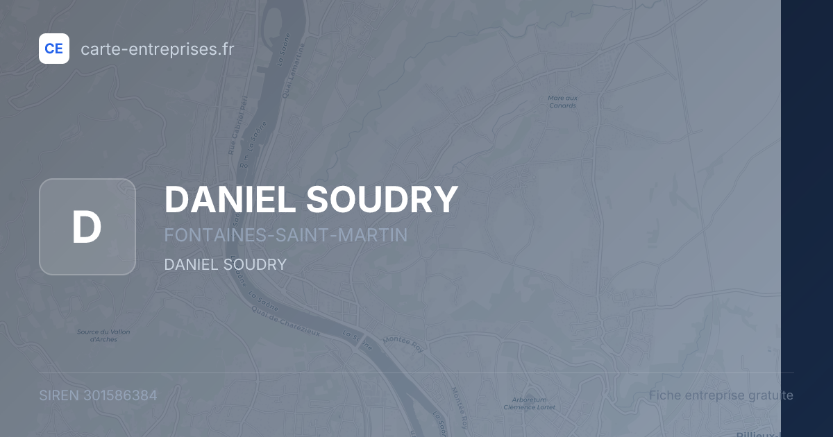 DANIEL SOUDRY — 301586384 — fiche entreprise