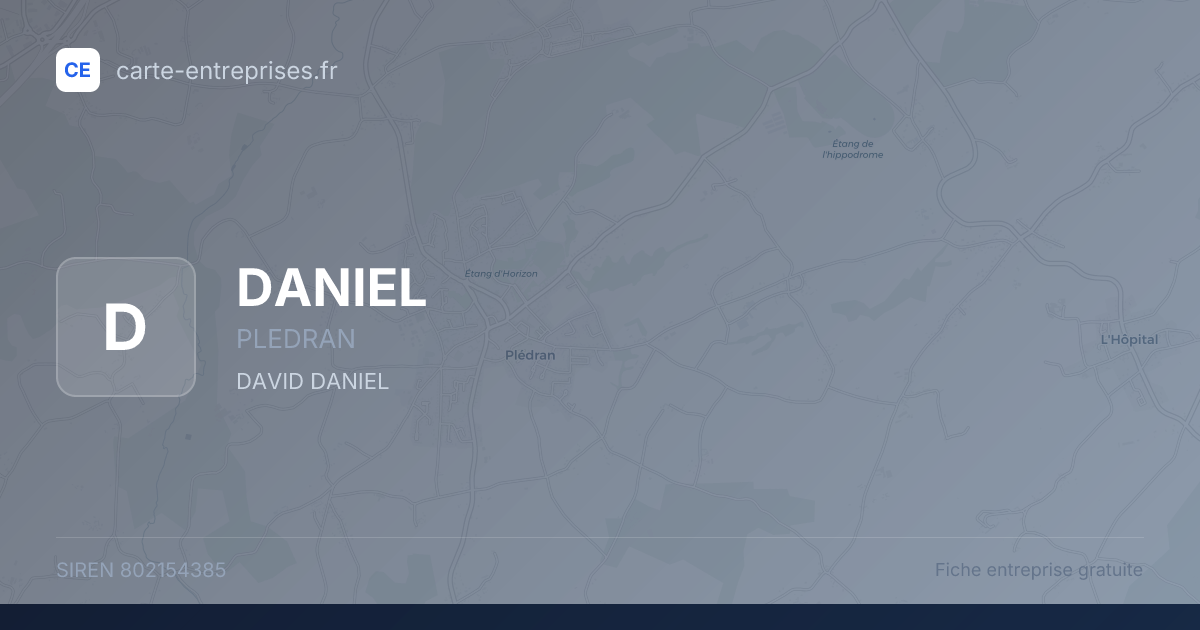 DANIEL — 802154385 — fiche entreprise