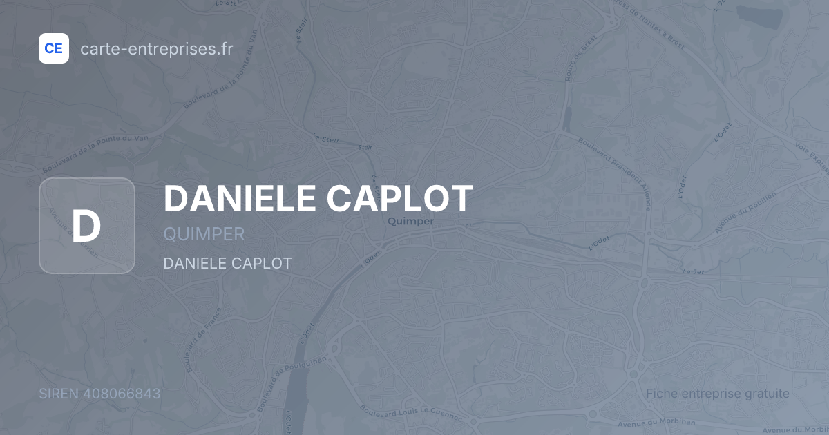 DANIELE CAPLOT — 408066843 — fiche entreprise