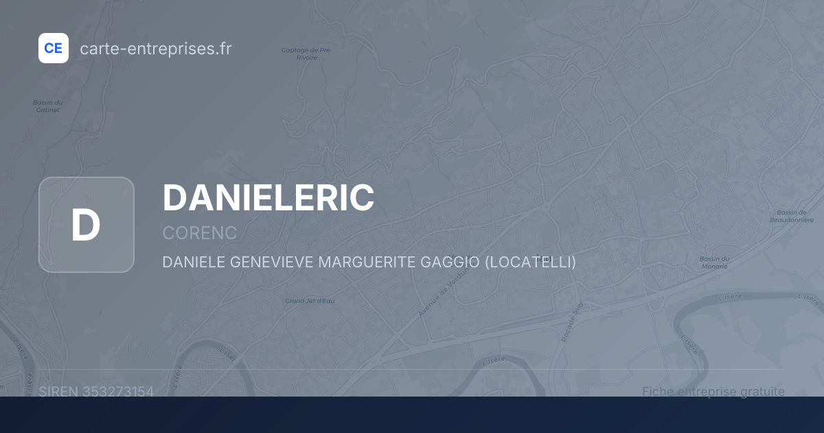DANIELERIC — 353273154 — fiche entreprise