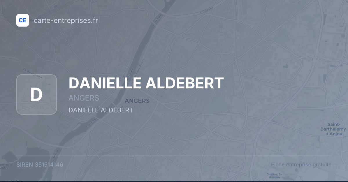 DANIELLE ALDEBERT — 351514146 — fiche entreprise