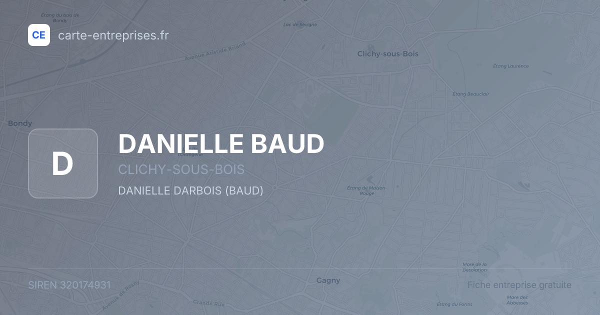 DANIELLE BAUD — 320174931 — fiche entreprise