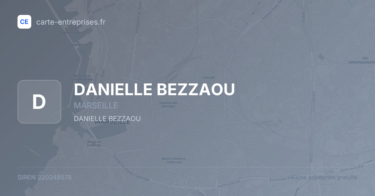 DANIELLE BEZZAOU — 320248578 — fiche entreprise