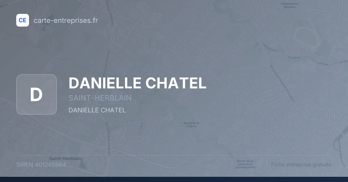 DANIELLE CHATEL — 401245964 — fiche entreprise
