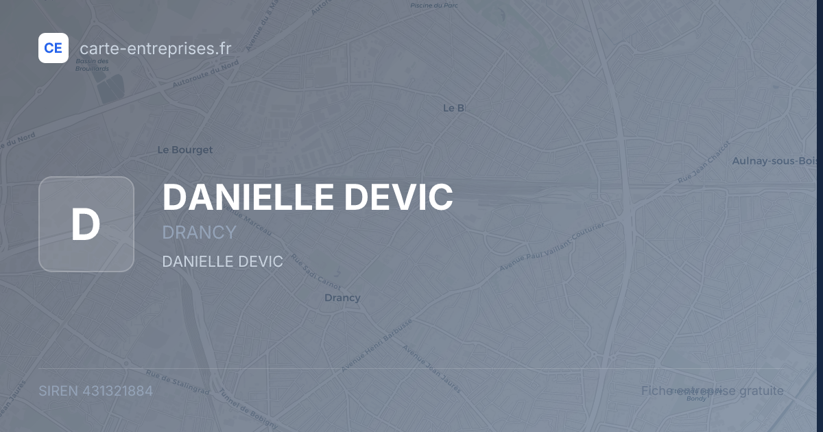 DANIELLE DEVIC — 431321884 — fiche entreprise