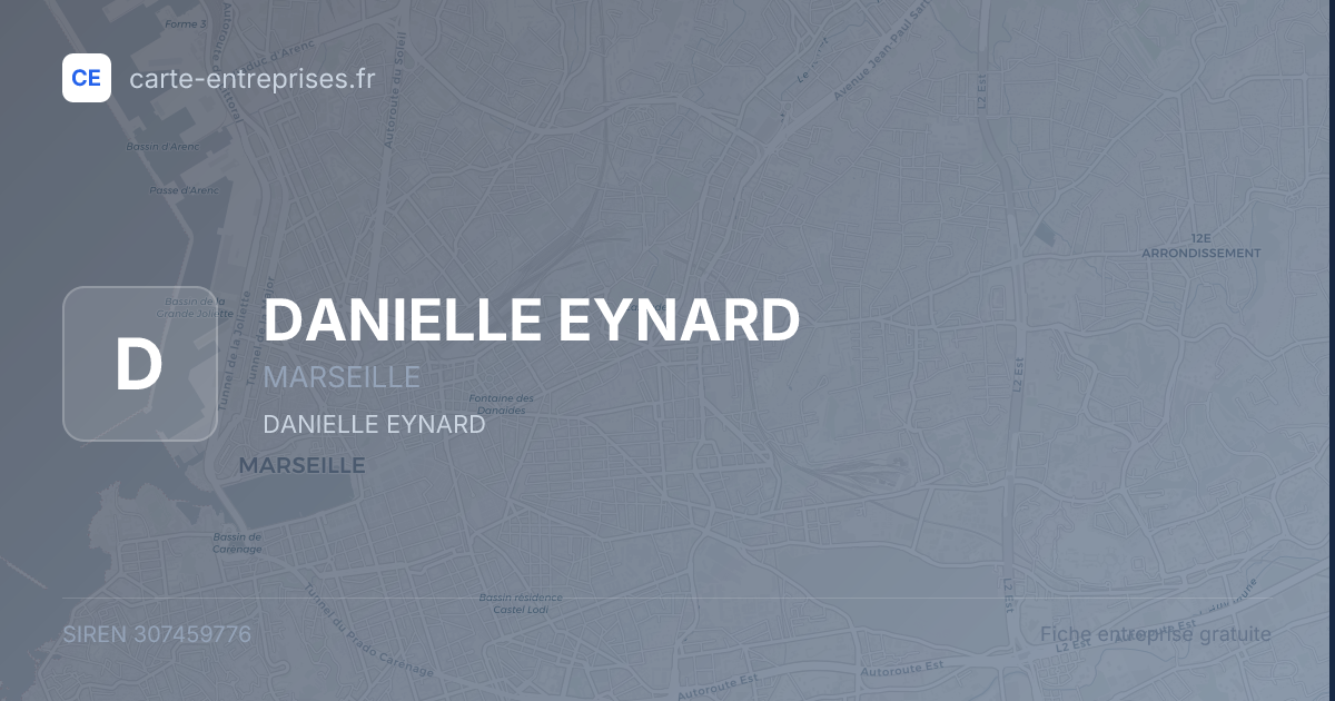 DANIELLE EYNARD — 307459776 — fiche entreprise