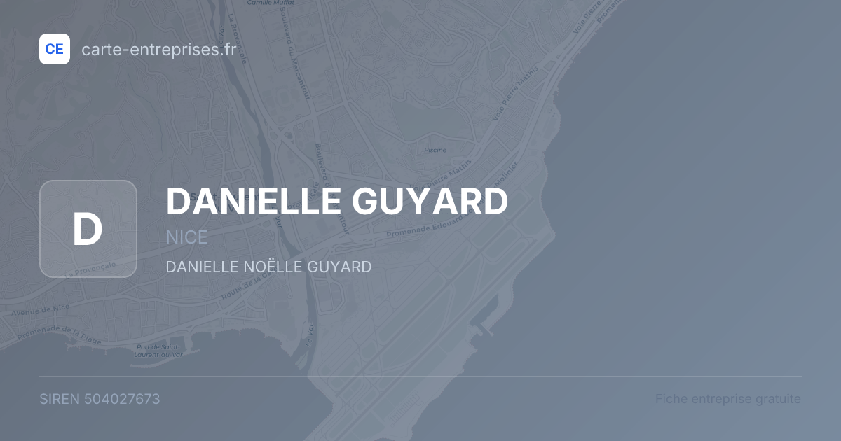 DANIELLE GUYARD — 504027673 — fiche entreprise