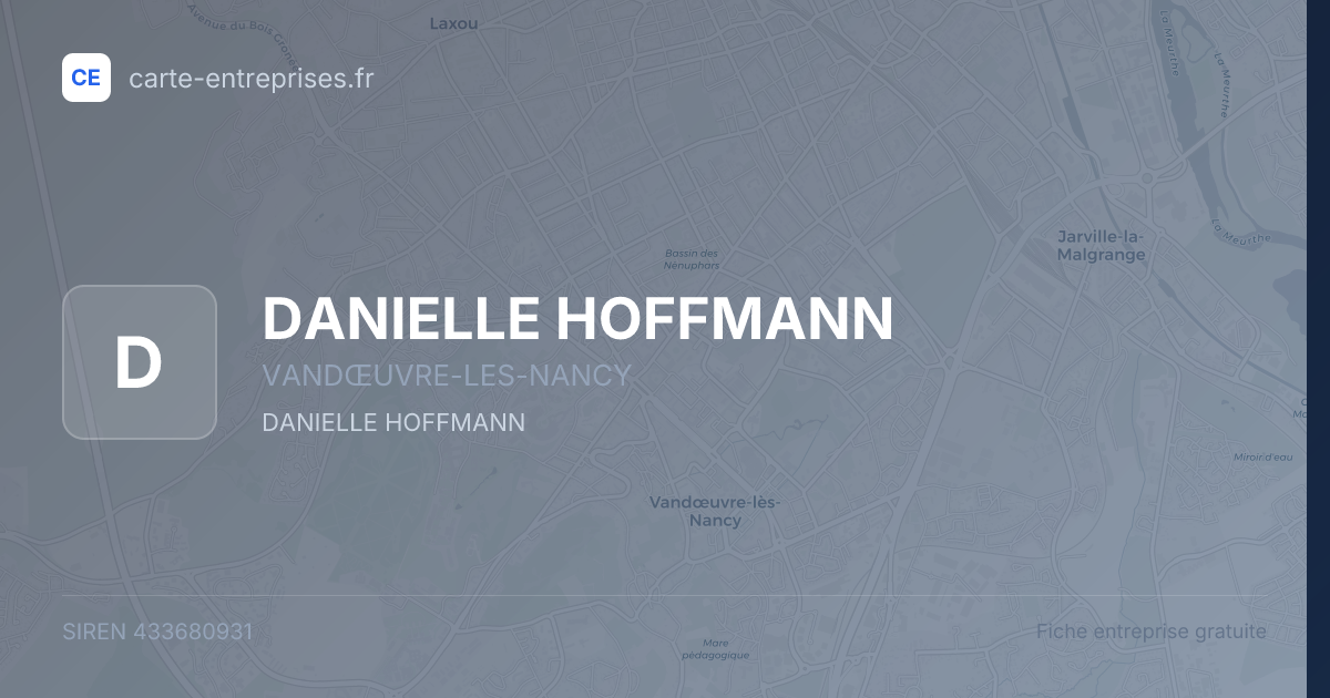 DANIELLE HOFFMANN — 433680931 — fiche entreprise