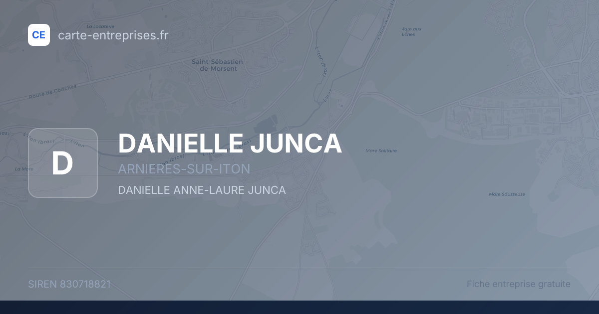 DANIELLE JUNCA — 830718821 — fiche entreprise