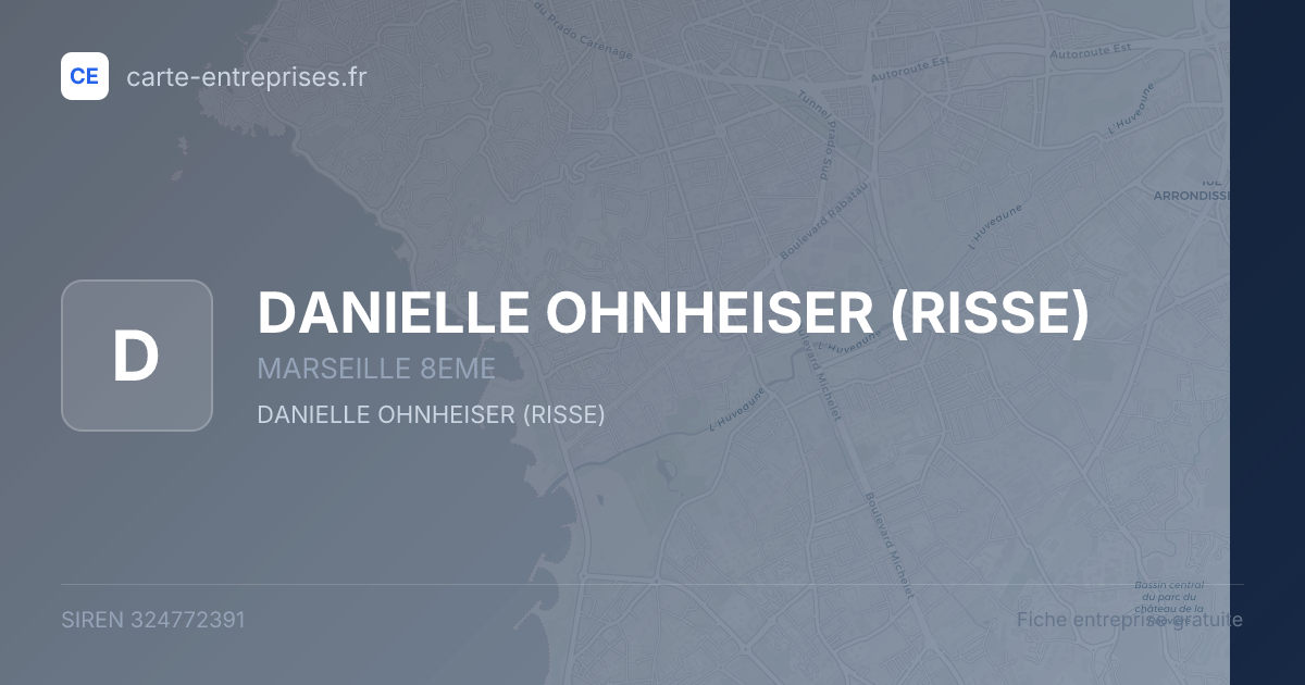 DANIELLE OHNHEISER (RISSE) — 324772391 — fiche entreprise