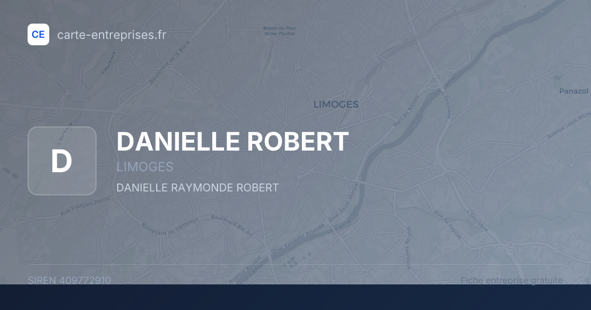 DANIELLE ROBERT — 409772910 — fiche entreprise