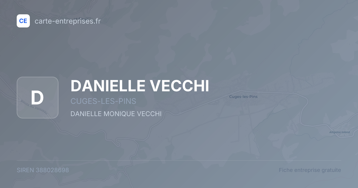 DANIELLE VECCHI — 388028698 — fiche entreprise