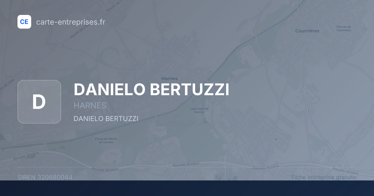 DANIELO BERTUZZI — 320680044 — fiche entreprise