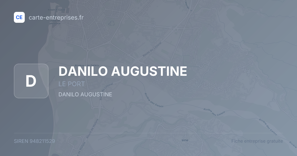 DANILO AUGUSTINE — 948211529 — fiche entreprise