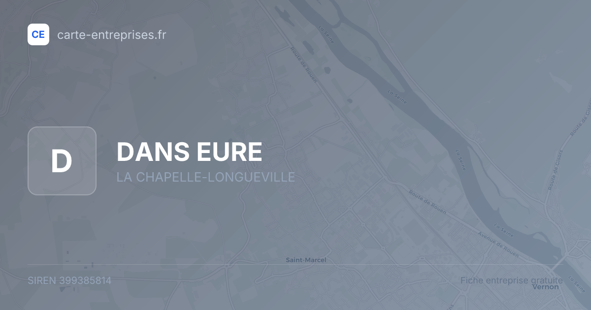 DANS EURE — 399385814 — fiche entreprise