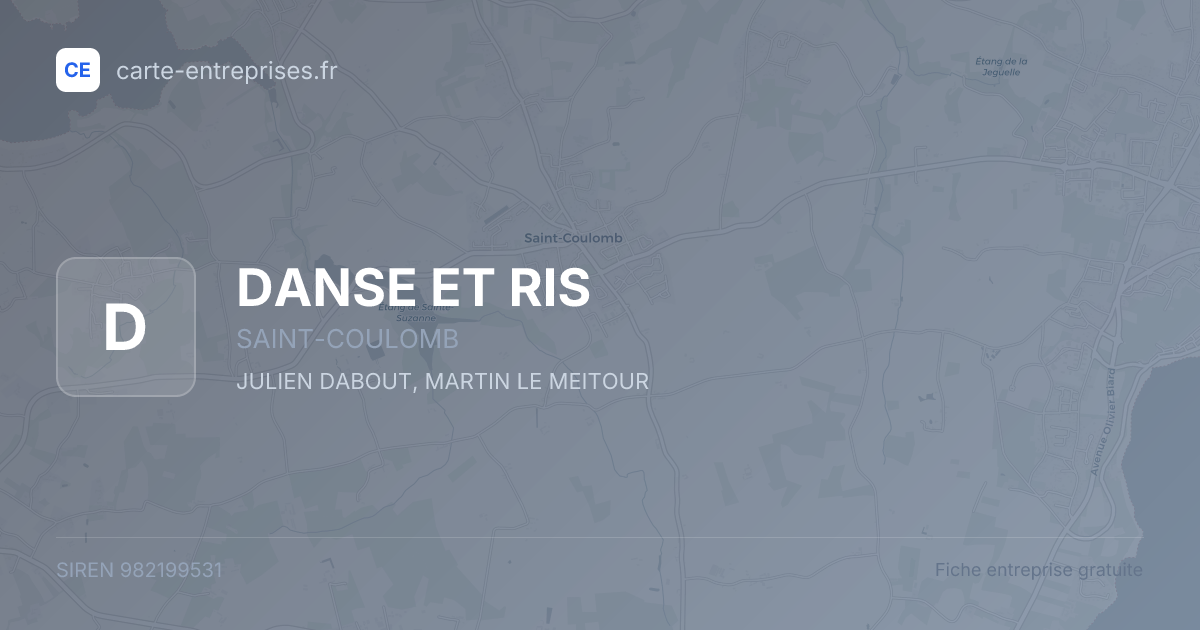DANSE ET RIS — 982199531 — fiche entreprise