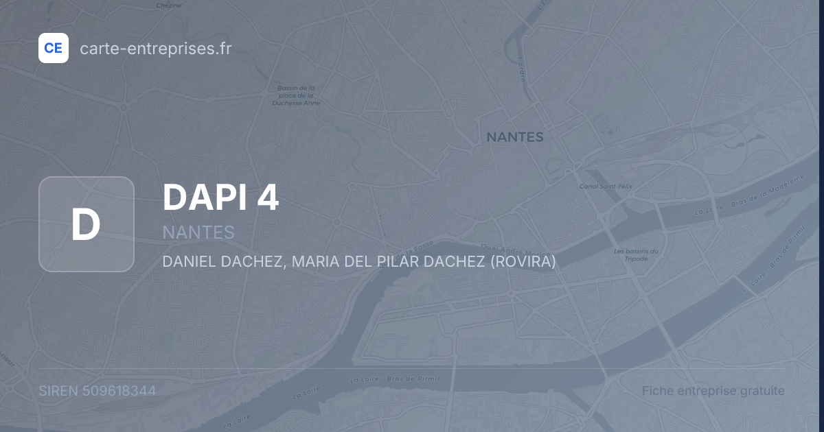 DAPI 4 — 509618344 — fiche entreprise