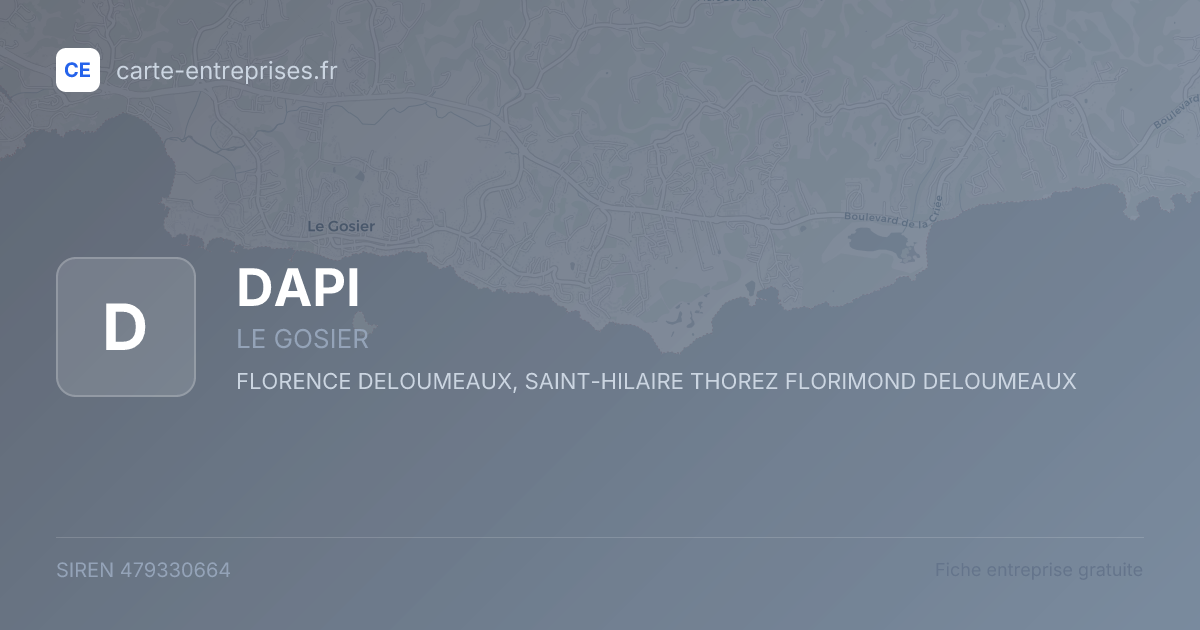 DAPI — 479330664 — fiche entreprise