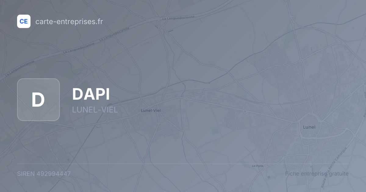 DAPI — 492994447 — fiche entreprise