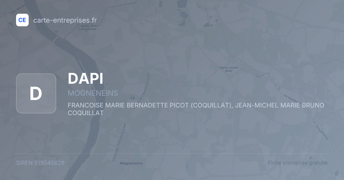 DAPI — 519545826 — fiche entreprise