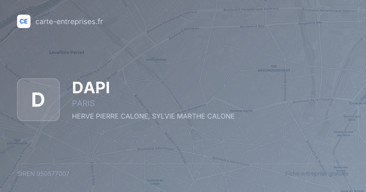 DAPI — 950577007 — fiche entreprise