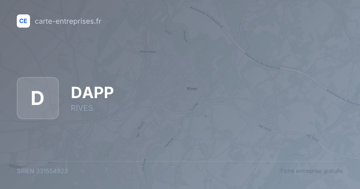 DAPP — 331554923 — fiche entreprise