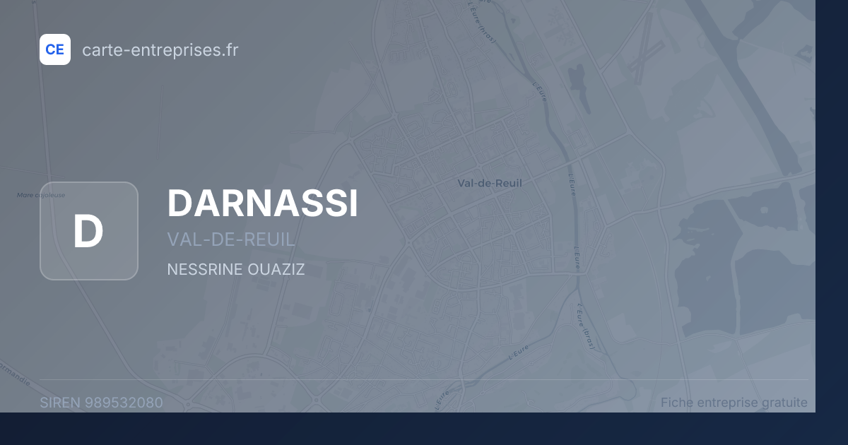 DARNASSI — 989532080 — fiche entreprise
